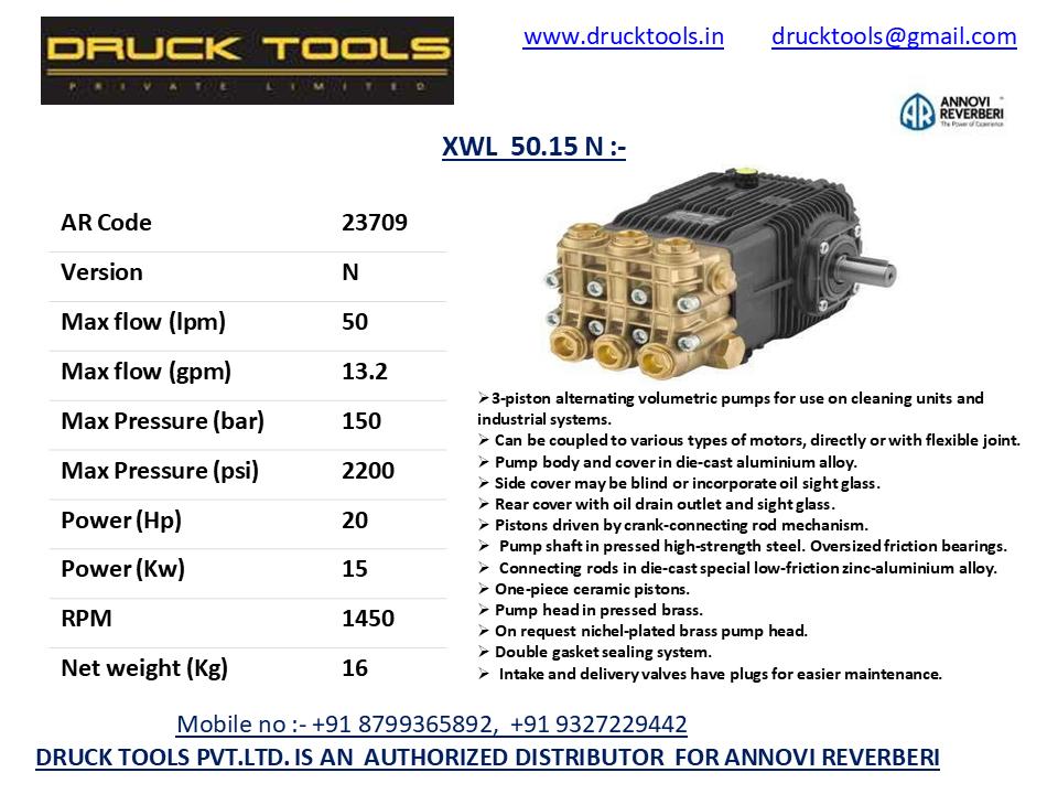 XWL 50.15 N 50 LPM 150 BAR
